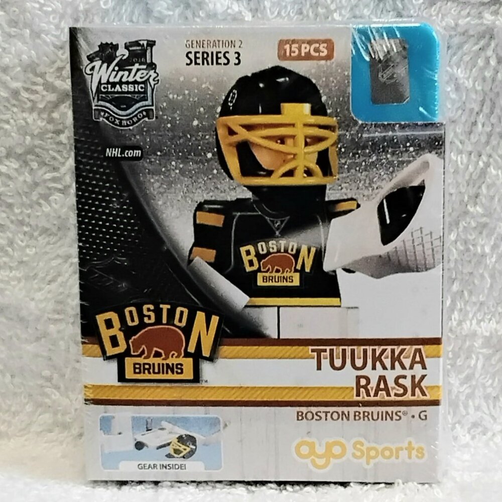 Sealed 2016 NHL Tuukka Rask Mini Figure Gen 2 Series 3 by OYO Sports!!
